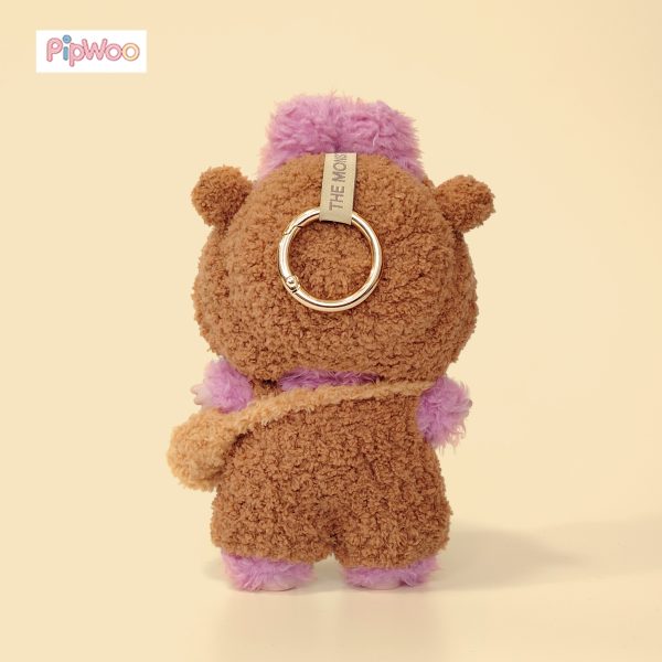 PipWoo Tawny Trails Labubu Bear Outfit back view featuring finishing touches and quality craftsmanship.