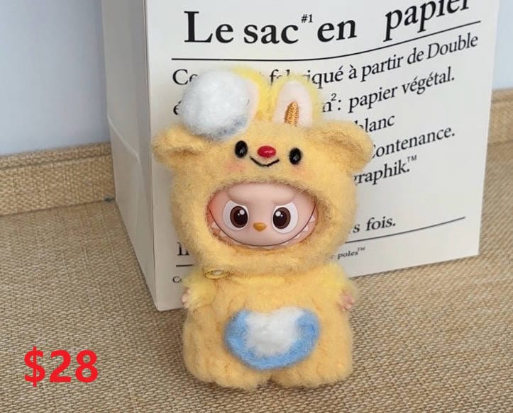 Crochet Mini Labubu Clothes - For Labubu 4.0 Pin For Love Series