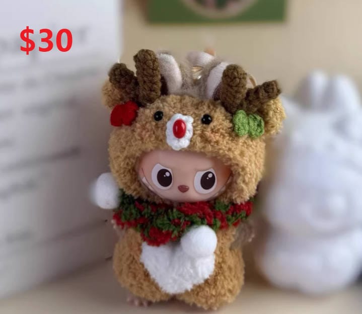 Crochet Mini Labubu Clothes - For Labubu 4.0 Pin For Love Series - Image 4