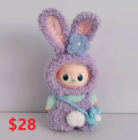 Crochet Mini Labubu Clothes - For Labubu 4.0 Pin For Love Series - Image 6